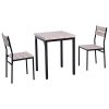 Table-avec-2-chaises-style-industriel-acier-noir-MDF-coloris-bois-de-chne-0 Table avec 2 chaises style industriel acier noir MDF coloris bois de chêne