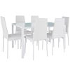 TecTake Table de Salle à Manger avec 6 chaises - diverses Couleurs