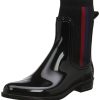 Tommy-Hilfiger-Knitted-Rain-Boot-Botines-Femme-0 Tommy Hilfiger Knitted Rain Boot, Botines Femme