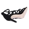 UNISA 2062J Sandalo Donna WATAJE Suede Black Sandal Woman