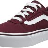 Vans-Ward-Platform-Canvas-Sneakers-Basses-Femme-0 Vans Ward Platform Canvas, Sneakers Basses Femme