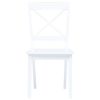 YiYueTrade-Ensemble-de-Salle--Manger-5-pcs-Bois-dhva-Blanc-0-3 YiYueTrade Ensemble de Salle à Manger 5 pcs Bois d'hévéa Blanc