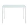 [en.CASA] Ensemble Table et 4 Chaises Table de Salle à Manger avec 4 Chaises Métal Bois Plastique Verre Couleurs Différentes 105cm x 60cm x 75cm