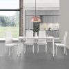 [en.casa] Table à Manger Design - 4 chaises élégantes