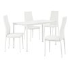 [en.casa] Table à Manger Design - 4 chaises élégantes