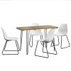[en.casa] Table à Manger Moderne avec chaises