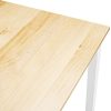 furniture-uk-shop Ensemble Table en Bois + 4 Chaises pour Salle à Manger, Cuisine, Séjour, Café, Poids: 27kg, Gris+Bois