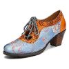 gracosy-Mocassins-Talons-Femmes-Bottines-en-Cuir-Tissu-Talons-Hauts-Confortable-Chaussures-de-Ville--Lacets-Boots-Printemps-Et-Originales-Bohme-Multicolore-0-0 gracosy Mocassins Talons Femmes, Bottines en Cuir Tissu Talons Hauts Confortable Chaussures de Ville à Lacets Boots Printemps Eté Originales Bohème Multicolore