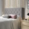 marcKonfort-Tte-de-lit-Oslo-capitonne-Tissu-Grey-Lpaisseur-Totale-de-8-cm-0-2 marcKonfort Tête de lit Oslo, capitonnée Tissu Grey, L'épaisseur Totale de 8 cm