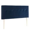 marcKonfort-Tte-de-lit-tapisse-Napoles-160X100-cm-Velours-Pieds-en-Bois-quaincaillerie-Incluse-0-0 Marckonfort Tête de lit tapissée Napoles 140X100 cm, pour Couchage de 135, Velours, Pieds en Bois, quaincaillerie Incluse.