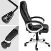 tectake-400578-Chaise-fauteuil-hauteur-rglable-avec-double-rembourrage-noir-0-1 tectake 400578 Chaise fauteuil hauteur réglable, avec double rembourrage, noir