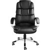 tectake-403238-Fauteuil-de-Bureau-Design-pivotant-Surface-dAssise-et-de-Dossier-Ergonomique-Appui-tte-rembourr-Noir-0-0 tectake 403238 Fauteuil de Bureau Design pivotant, Surface d'Assise et de Dossier Ergonomique, Appui-tête rembourré, Noir
