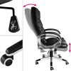 tectake-403238-Fauteuil-de-Bureau-Design-pivotant-Surface-dAssise-et-de-Dossier-Ergonomique-Appui-tte-rembourr-Noir-0-1 tectake 403238 Fauteuil de Bureau Design pivotant, Surface d'Assise et de Dossier Ergonomique, Appui-tête rembourré, Noir