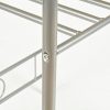 ts-ideen 2820 Ensemble de 3 pièces comprenant 1 Table ovale et deux tabourets