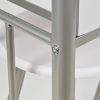 ts-ideen-Table-de-cuisine-et-2-tabourets-assortis-avec-structure-en-mtal-et-MDF-Blanc-83-x-80-cm-0-1 ts-ideen Table de cuisine et 2 tabourets assortis avec structure en métal et MDF Blanc 83 x 80 cm
