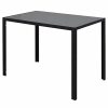 vidaXL-Ensemble-Table-et-chaises-pour-Salle--Manger-Cuisine-Sept-pices-Noir-0-1 vidaXL Ensemble Table et chaises pour Salle à Manger Cuisine Sept pièces Noir
