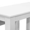vidaXL Table de Salle à Manger et bancs 3 pcs Aggloméré