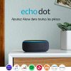 Echo Dot (3ème génération), Enceinte connectée avec Alexa, Tissu anthracite