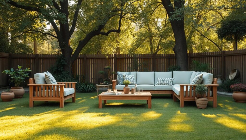 Salon de jardin bois pour espace extérieur Salon de jardin bois pour espace extérieur