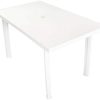 vidaXL Table de Jardin Table de Salle à Manger Dîner Repas Table de Patio Camping Terrasse Arrière-Cour Extérieur Anthracite 126x76x72 cm Plastique