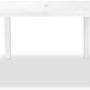 vidaXL Table de Jardin Table de Salle à Manger Dîner Repas Table de Patio Camping Terrasse Arrière-Cour Extérieur Anthracite 126x76x72 cm Plastique