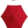 Yiran Toile de rechange pour parasol, toile de rechange pour parasol de jardin, toile de rechange en polyester, toit pour parasol de soleil, garder au frais pour le patio