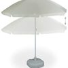 Relaxdays Parasol 180 cm envergure en Polyester inclinable Jardin Balcon terrasse 8 Nervures