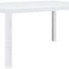 31PrElYX6qL._AC_.jpg vidaXL Table de Jardin Blanc 220x90x72 cm Plastique Aspect Rotin Terrasse