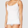 31QNRQ3U5OL._AC_.jpg Iris & Lilly Débardeur Caraco avec Dentelle Body Natural Femme, Lot de 2