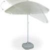 Relaxdays Parasol 180 cm envergure en Polyester inclinable Jardin Balcon terrasse 8 Nervures
