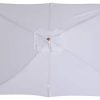 31vd3gWfFnL._AC_.jpg Outsunny Parasol Droit rectangulaire de Jardin Grande Taille dim. 3L x 2l x 2,5H m Blanc