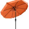 414Ubzd3LHL._AC_.jpg ABCCANOPY Parapluie de terrasse à volants 7,5 m 7.5FT Orange