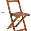 41B6VAQPmbL._AC_.jpg Deuba - Ensemble de Jardin en Bois d'acacia • 1 Table et 2 chaises Pliables - Salon de Jardin, Balcon, terrasse, Ensemble Table et chaises