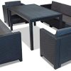 41E4YBPHkyL._AC_.jpg Bica Colorado Apetito 8 Set Anthracite | Ensemble de Meubles élégants pour n'importe Quel Jardin