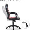 41Eh6vDLG3L._AC_.jpg IntimaTe WM Heart Racing Chaise Moderne Confortable Ergonomique De Bureau en Similicuir PU Haute Dossier Siège Baquet Fauteuil Sport Gaming Pivotant pour Gamer Joueur Ordinateur (Rouge)