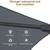 BMOT Parasol de Jardin en Aluminium 300 cm avec Protection UV 40, terrasse