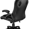 41HVpBVuy3L._AC_.jpg TecTake Chaise Fauteuil siège de Bureau Hauteur réglable Sportive (Noir-Noir | No. 403470)