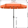 41I0SQsnKGL._AC_.jpg ABCCANOPY Parapluie de terrasse à volants 7,5 m 7.5FT Orange