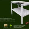 41JaWXjmCcL._AC_.jpg HABAU 3108 Table de Jardin avec Plan de Travail en métal Blanc Antique