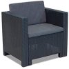 41NGIG7wyL._AC_.jpg Bica Colorado Apetito 8 Set Anthracite | Ensemble de Meubles élégants pour n'importe Quel Jardin