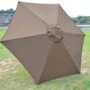 Yiran Toile de rechange pour parasol, toile de rechange pour parasol de jardin, toile de rechange en polyester, toit pour parasol de soleil, garder au frais pour le patio