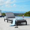 41ONYL3VS0L._AC_.jpg TecTake Chaise longue bain de soleil meuble de jardin en résine tressée transat - diverses couleurs au choix - (Noir | No. 402307)