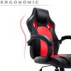 41Q7GBD1iL._AC_.jpg IntimaTe WM Heart Racing Chaise Moderne Confortable Ergonomique De Bureau en Similicuir PU Haute Dossier Siège Baquet Fauteuil Sport Gaming Pivotant pour Gamer Joueur Ordinateur (Rouge)