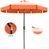 41Rp0Dv4cAL._AC_.jpg ABCCANOPY Parapluie de terrasse à volants 7,5 m 7.5FT Orange