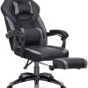 41Sa25S1gL._AC_.jpg SONGMICS Fauteuil de Bureau, Hauteur réglable, Ergonomique OBG77BG