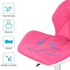41TOJ15DBCL._AC_.jpg Mutiwill Chaise de Bureau Pivotante - Siege de Bureau pour Ordinateur à roulettes - Hauteur Réglable avec Dossier Cuir Synthétique - Rose Rouge