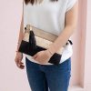 41Y40oTBq-L._AC_.jpg CRAZYCHIC - Sac Bandoulière Paillette Cuir Multicolore Femme - Pochette Soirée Plate Bandes Strass Brillant Souple - Fourre-Tout Besace Sacoche Sac à Main Porté Epaule - Mode Chic Tendance - Noir