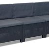 41b4OqYonL._AC_.jpg Bica Colorado Apetito 8 Set Anthracite | Ensemble de Meubles élégants pour n'importe Quel Jardin