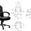 41btfqp7SuL._AC_.jpg IntimaTe WM Heart Racing Chaise de Gamer Professionnel Siège de Bureau Fauteuil de Gaming Ergonomique Dossier Haut Inclinable en Similicuir pour PC Joueur (Noir)