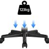 41cmmNHJPGL._AC_.jpg Yaheetech Chaise de Bureau Pivotante Fauteuil de Bureau Similicuir Hauteur Réglable Assise Rembourrée à Roulettes Noir
